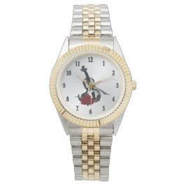 Relógio Números Pretos da Música Violina