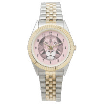 Números Pretos Geométricos Da Cabeça De Leão rosa