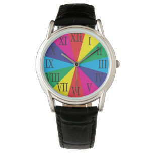 Relógio NÚMEROS ROMANOS amostras de cores