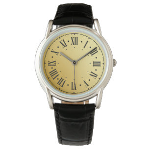 Relógio Números romanos de negros