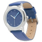 Números romanos de script branco no formato azul