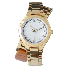 Relógio Números romanos Womens enrolam Dourado Observador