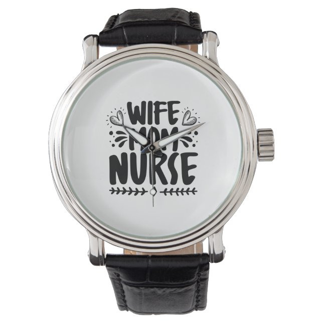 Relógio Nurse Gift Wife Mom Nurse (Frente)