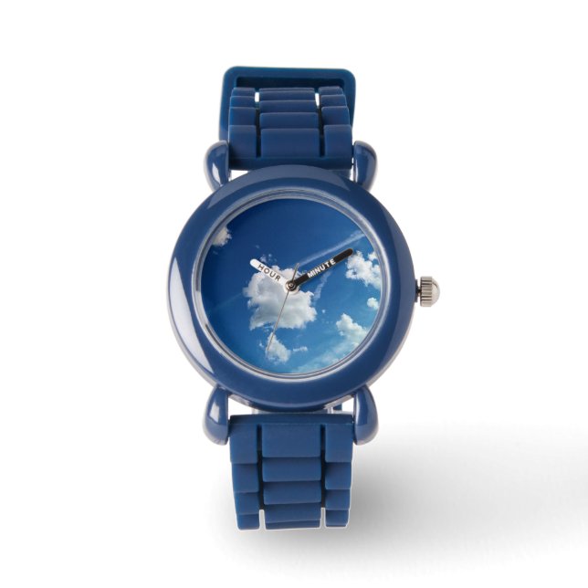 Relógio Nuvem, à luz (Frente)