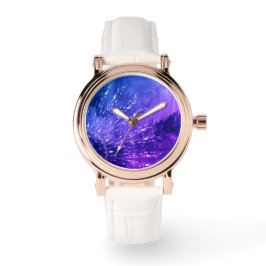 Relógio Nuvens de Mandala Roxo Boho Bohemian