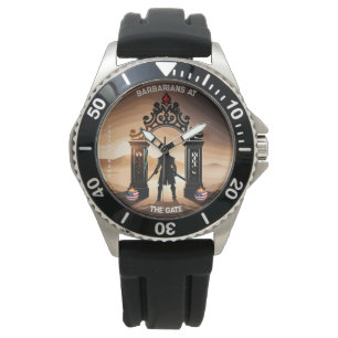 Relógio O cerco: bárbaros em portões da América