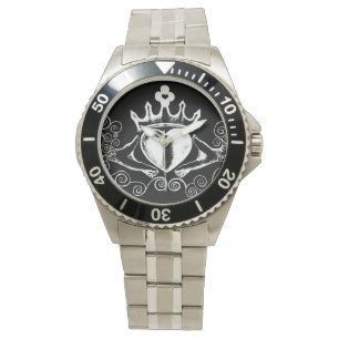 Relógio O Claddagh (branco)