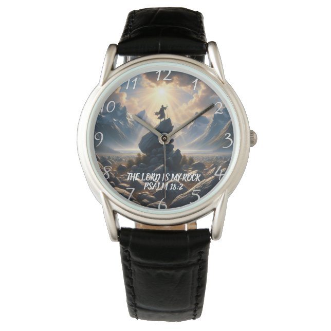 Relógio O Conquistador das Alturas O SENHOR É O MEU ROCK (Frente)