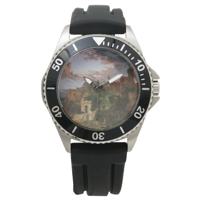 Relógio O Espírito da Guerra (Batalha num Castelo Medieval (Frente)