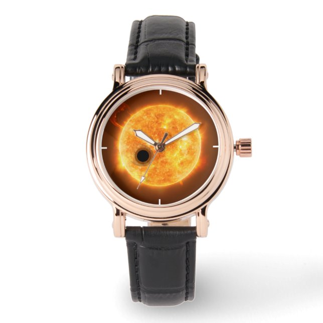 Relógio O Exoplaneta Wasp-107b É Um Gigante De Gás (Frente)