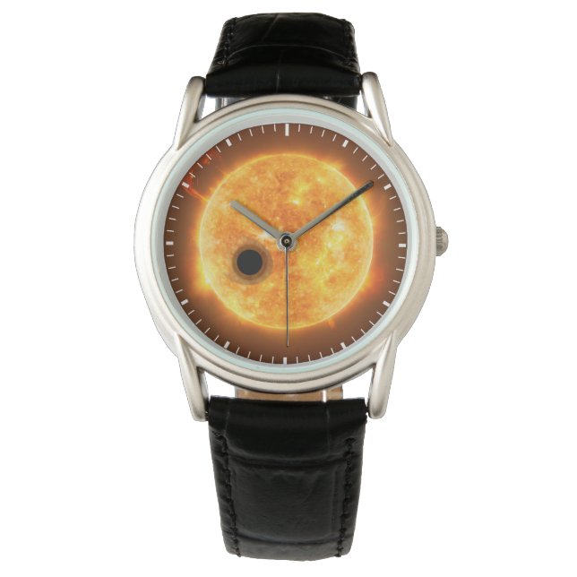 Relógio O Exoplaneta Wasp-107b É Um Gigante De Gás (Frente)