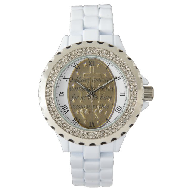 Relógio Ó Mary concebeu sem pecado... (Frente)