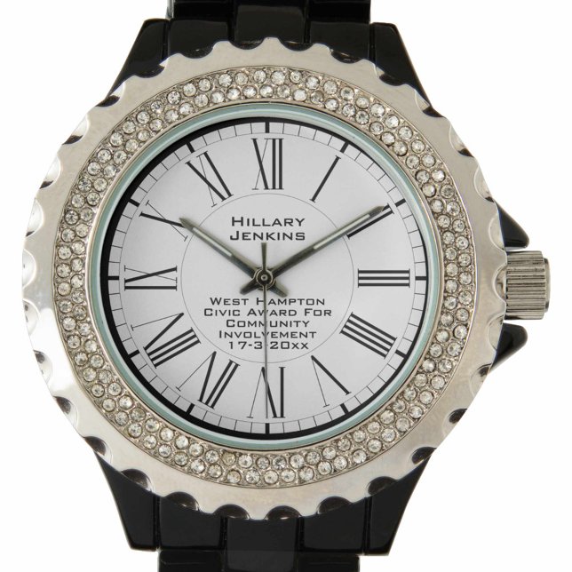 Relógio O melhor Prêmio da classe Flower Show para uma Mul (Criador carregado)