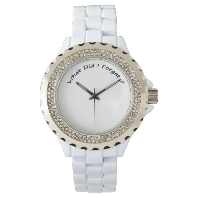 Relógio O Que Eu Esqueci? (Frente)