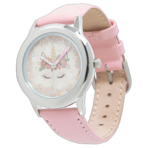 Relógio O rosto de um unicórnio.