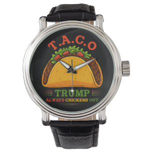 Relógio O Taco Trump Sempre Fala Engraçado