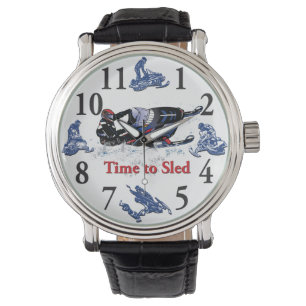 Relógio O Tempo Para A Movimentação De Neve