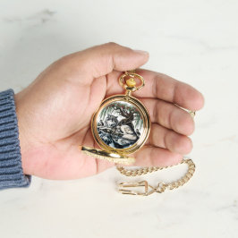 Relógio Oásis da Família Serene Wolf em Natureza Idílica