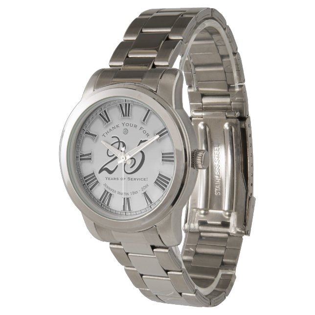 Relógio Obrigado Serviço De Funcionários 25 Anos (Angular)