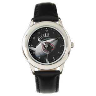 Relógio Observador personalizado de crianças de tubarão br