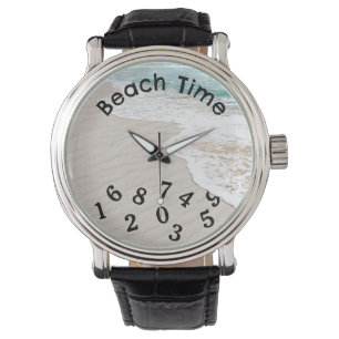 Relógio Ocean Water and Windsweap Beach Sand