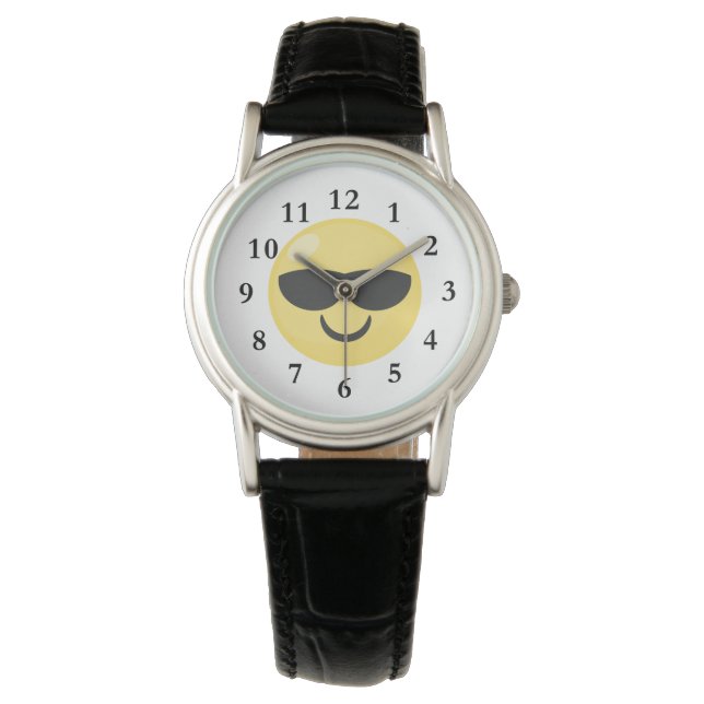 Relógio Óculos de sol Legal Emoji Watch (Frente)
