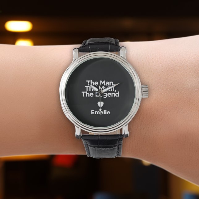 Relógio Oferta de Pai Personalizado de Cotação Simples e D (Criador carregado)