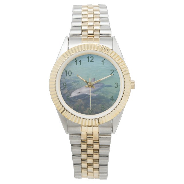 Relógio Olá Sr. Golphin, Unisex Watch (Frente)