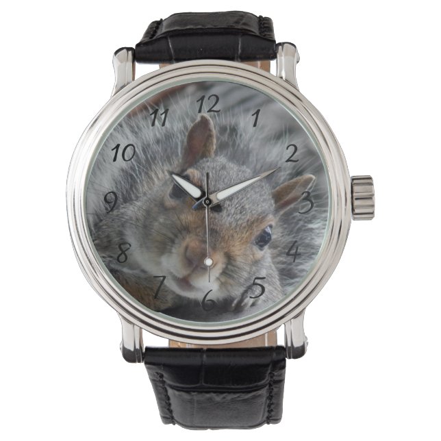 Relógio Olá, Srta. Squirrel (Frente)