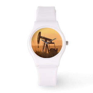 Relógio Óleo de bombeamento de Jack da bomba em Texas