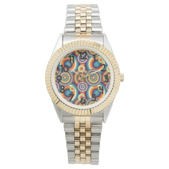 Relógio Olhais Coloridos (Frente)