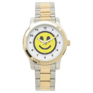 Relógio Olhar de dois tons sobredimensionados para a cara 