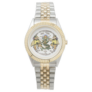 Relógio Olhar de dragão japonês brincando com crianças