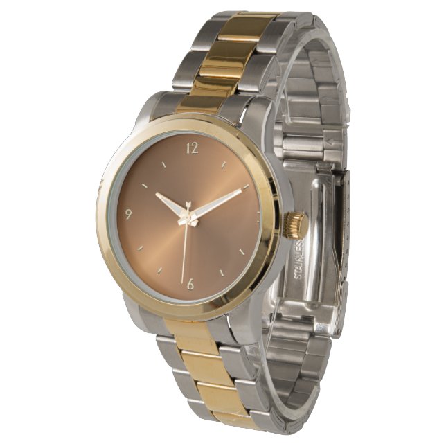 Relógio Olho de cobre escovado 2 (Angular)