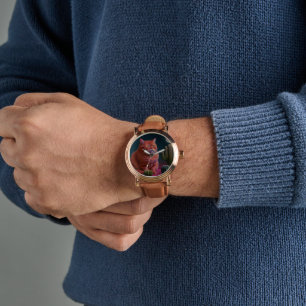 Relógio Olho Gato Elegante para o homem amante de gatos