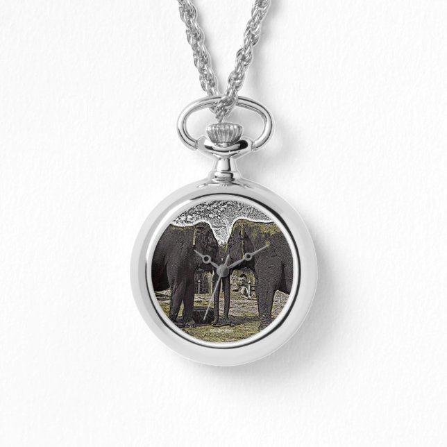 Relógio Olhos Elefantes (Frente)