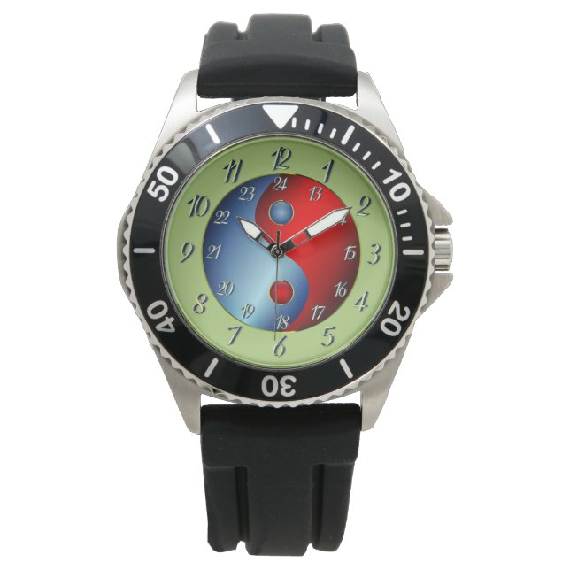 Relógio Oliva sofisticada - Yen Yang Watch (Frente)