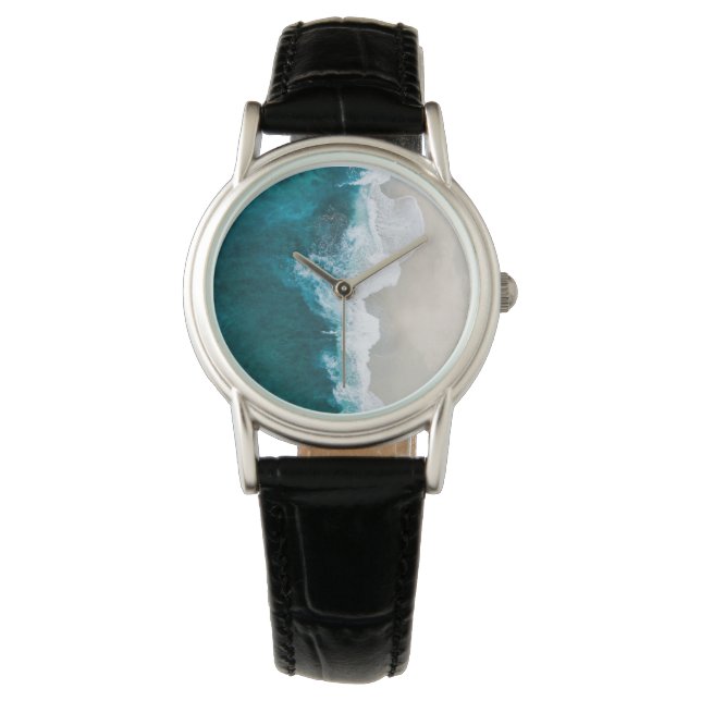 Relógio Ondas marítimas - Costa das Maldivas (Frente)