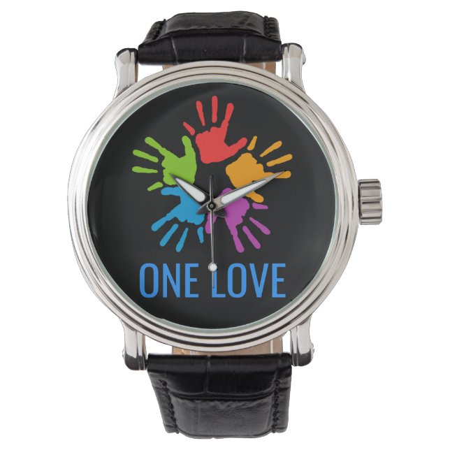Relógio One Love Rainbow Hands Watch (Frente)