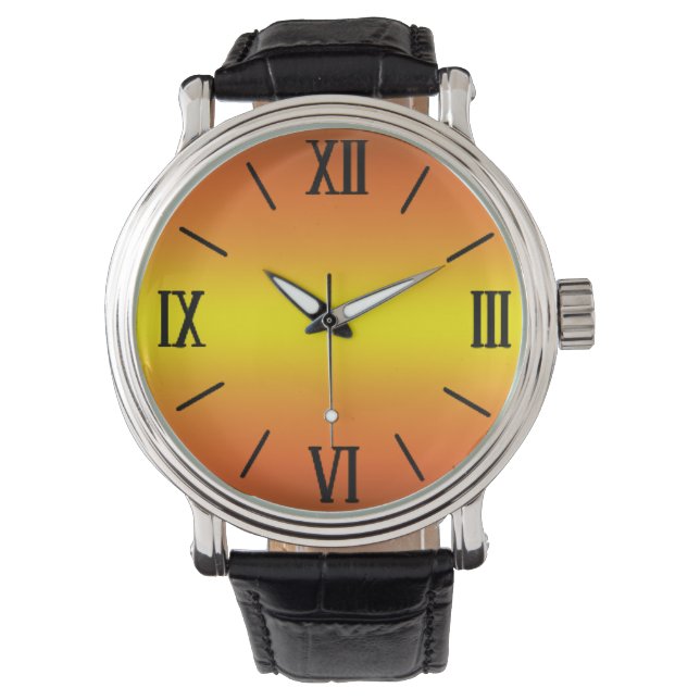 Relógio Orange Sunset Watch (Frente)