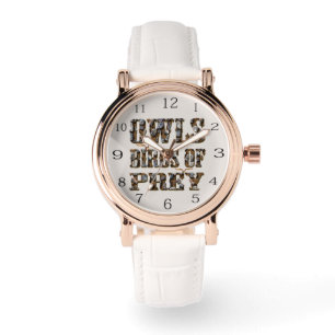 Relógio Os Caçadores: Coruja Pássaros De Presas,