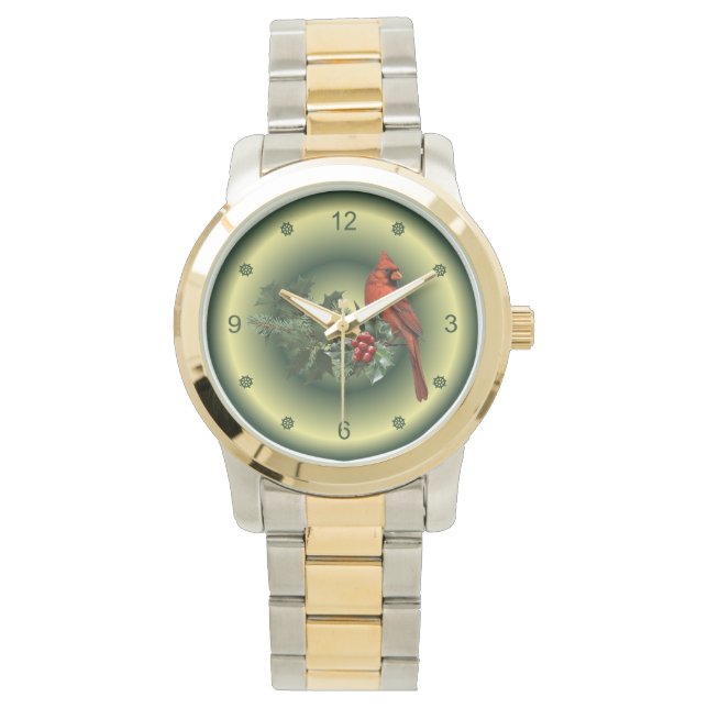 Relógio Os Cardinais Aparecem Quando Os Anjos Estão Próxim (Frente)