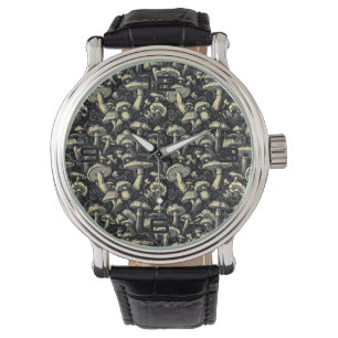 Relógio Ouro Hour Mushroom Watch
