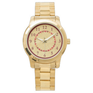 Relógio Outonos do outono em papel antigo