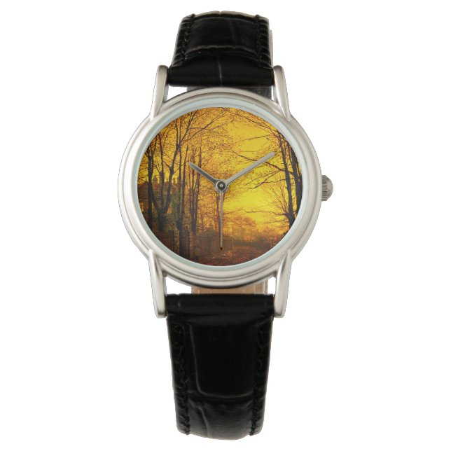 Relógio Outubro depois John Atkinson Grimshaw (Frente)