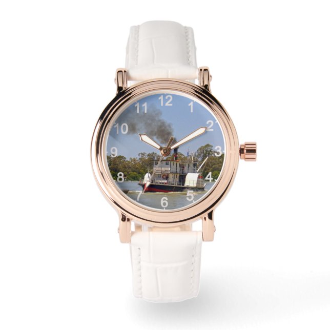 Relógio Paddle Navio a vapor River Murray (Frente)