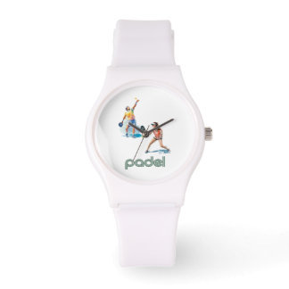 Relógio Padel Watch – Padel Chic Vibrant Style White