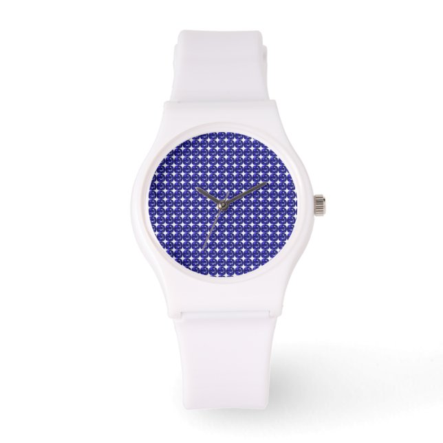 Relógio Padrão Azul (Frente)
