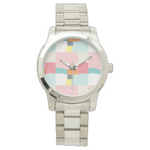 padrão de cor feliz - rosa, turquesa, laranja,