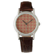 Padrão de Diamante Clássico Laranja Vermelho Amare